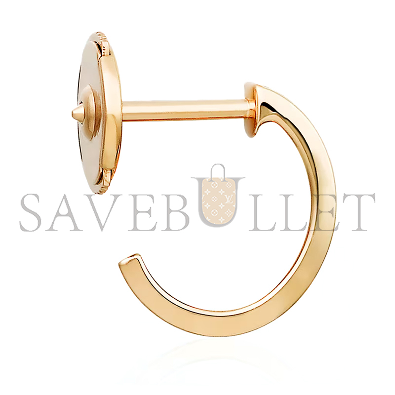CARTIER LOVE HOOP EARRINGS, SMALL MODEL B8028800